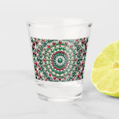 カラー付きショットガイタリアンラス ショットグラス (正面)