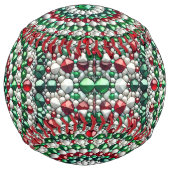 カラー付きソフトボイタリアンールボールデザイン ソフトボール (裏面)