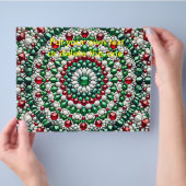 カラー付きフイタリアンライアーデザイン チラシ (手)