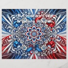 カラー付きフフランスのライアーデザイン チラシ