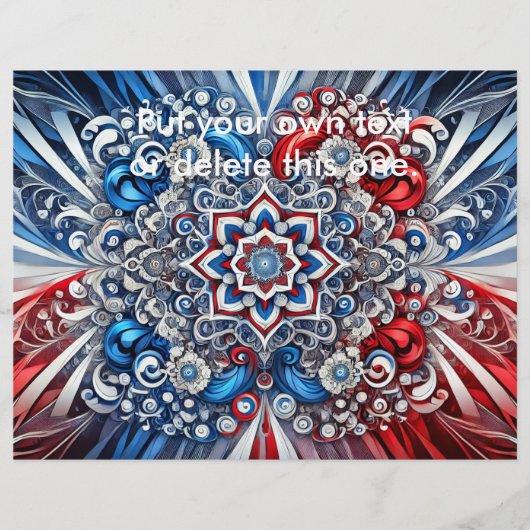 カラー付きフフランスのライアーデザイン チラシ (正面)