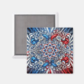 カラー付きフランスのマグネットデザイン マグネット (正面/裏面)