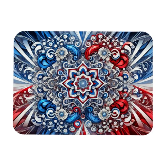 カラー付きフレキシブフランスのルフォトマグネットデザイン マグネット (横)