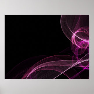 カラー付きリボン – ピンク ポスター