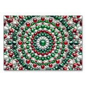 カラー付き特殊テーブイタリアンルカード テーブルナンバー (裏面)