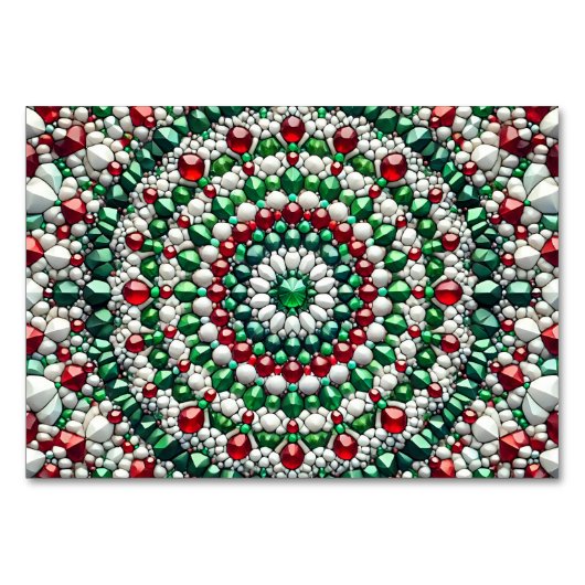 カラー付き特殊テーブイタリアンルカード テーブルナンバー (正面)