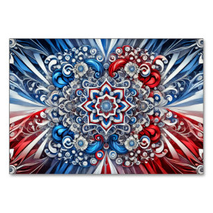 カラー付き特殊テーブフランスのルカード テーブルナンバー