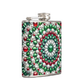 カラー付き特殊フイタリアンラスコデザイン フラスク (右)