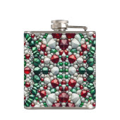 カラー付き特殊フイタリアンラスコデザイン フラスク (裏面)