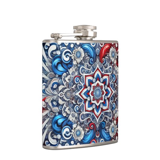 カラー付き特殊フフランスのラスコデザイン フラスク (右)