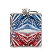 カラー付き特殊フフランスのラスコデザイン フラスク (裏面)