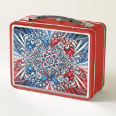 カラー付き金属製ステンレスランチボフランスのックス メタルランチボックス (裏面)