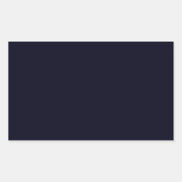 カラー以外の何も – すべて黒 – ブルーブラック 長方形シール