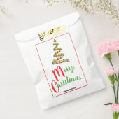 カラー伝統的抽象芸術クリスマスツリー フェイバーバッグ (封をした状態)