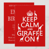 カラー保ムアンドキリンカスタマイズオン 招待状 (正面/裏面)