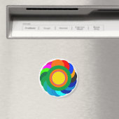 !カラー円を使用した無地のUCreate SqCircleTran2 マグネット (インサイチュ (食洗機))