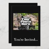 カラー写パーソナライズされた真 招待状 (正面/裏面)