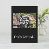 カラー写真をパーソナライズ 招待状 (スタンド正面)