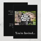 カラー写真をパーソナライズ 招待状 (正面/裏面)