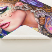 カラー分解ドラッグクイーンアートワークデザイン シェルパブランケット (3/4)