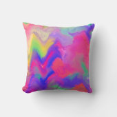 カラー分解モダン抽象芸術 クッション (正面)