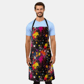 カラー分解 エプロン (着用した状態)