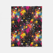 カラー分解 フリースブランケット (正面)