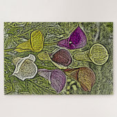 カラー刻印カラユリ ジグソーパズル (横)