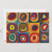 カラー勉強バイワッシリーカンディンスキー サンキューカード (正面)