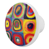 カラー勉強バイワッシリーカンディンスキー セラミックノブ (右)