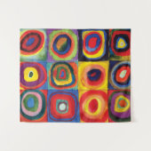 カラー勉強バイワッシリーカンディンスキー タペストリー (正面(横))