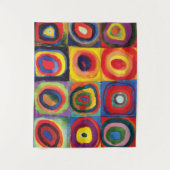 カラー勉強バイワッシリーカンディンスキー タペストリー (正面)