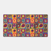 カラー勉強バイワッシリーカンディンスキー デスクマット (正面)