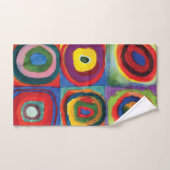 カラー勉強バイワッシリーカンディンスキー ハンドタオル (ハンドタオル)