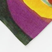 カラー勉強バイワッシリーカンディンスキー フリースブランケット (角)