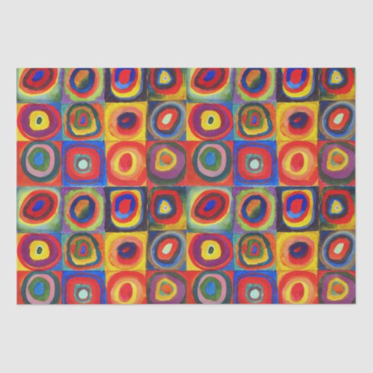 カラー勉強バイワッシリーカンディンスキー 薄葉紙 (正面)