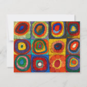 カラー勉強、インフィニティドットバイワッシリーカンディンスキー シーズンカード (正面)