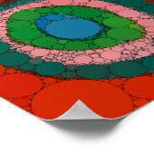 カラー勉強、インフィニティドットバイワッシリーカンディンスキー ポスター (角)