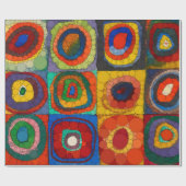 カラー勉強、ドットバイアフターワッシリーカンディンスキー ラッピングペーパー (フラット)