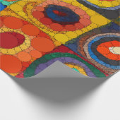 カラー勉強、ドットバイアフターワッシリーカンディンスキー ラッピングペーパー (角)