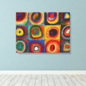 カラー勉強, 1913年バイワッシリー・カンディンスキー キャンバスプリント (インサイチュ (ウッドフロア))