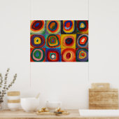 カラー勉強, 1913年バイワッシリー・カンディンスキー ポスター (キッチン)