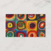 カラー勉強, 1913年バイワッシリー・カンディンスキー 名刺 (正面)