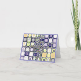 カラー勉強...Silverset Blue Agateノートカード カード