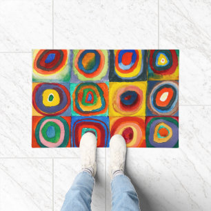 カラー勉強 Wassily Kandinsky ドアマット
