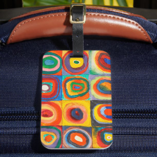 カラー勉強 Wassily Kandinsky ラゲッジタグ