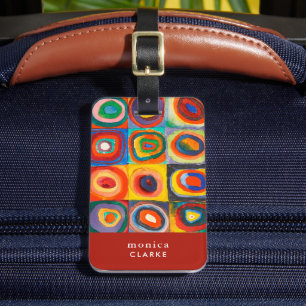 カラー勉強 Wassily Kandinsky ラゲッジタグ
