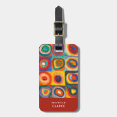 カラー勉強 | Wassily Kandinsky ラゲッジタグ (正面縦)