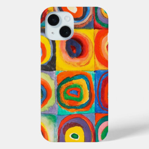 カラー勉強 Wassily Kandinsky iPhone 15ケース