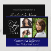 カラー卒業招待状を選ぶ 招待状 (正面/裏面)